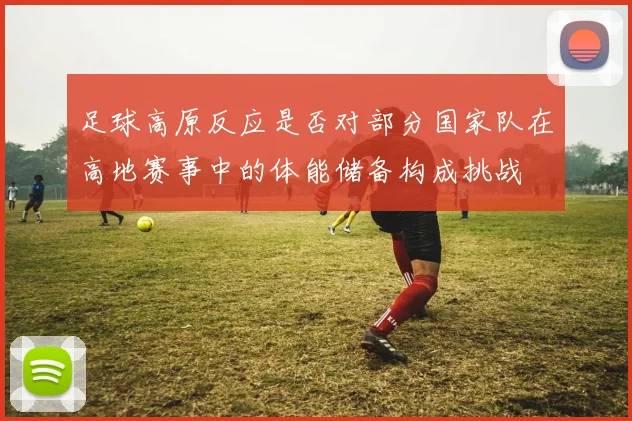 足球高原反应是否对部分国家队在高地赛事中的体能储备构成挑战